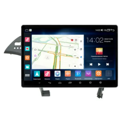 Магнитола для Toyota Prius 2009-2015 Темно-серебристая, левый руль Parafar на Андроид 13.0 PF60813u2kAIR