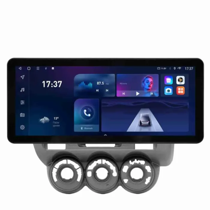 Магнитола для Honda City, Fit, Jazz 2002-2008 кондиционер Parafar Neo в стиле AUDI на Андроид 10.0 PF637NRGAx