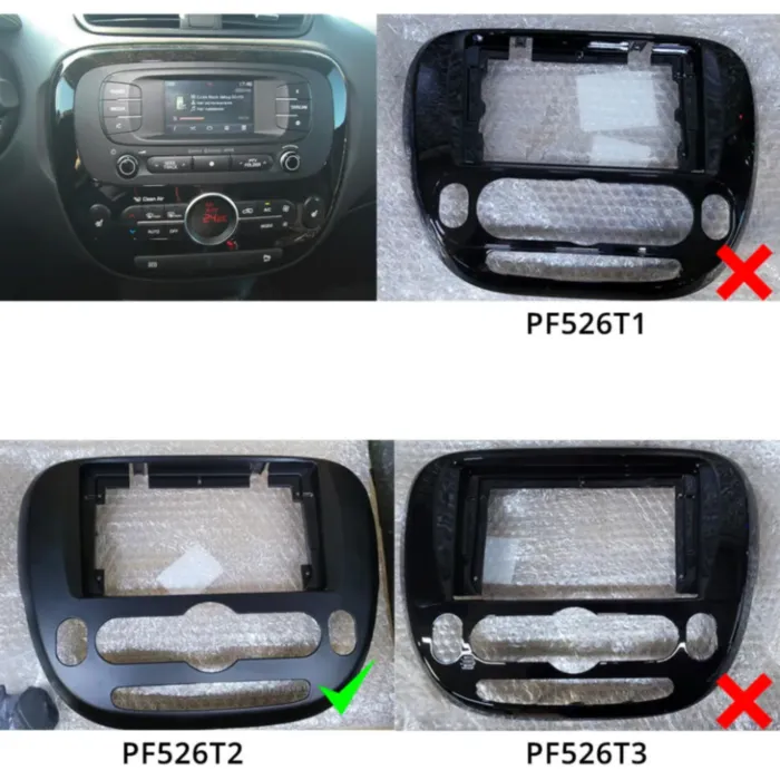 Магнитола для Kia Soul 2013-2019 Parafar на Андроид 14.0 PF526T2THD