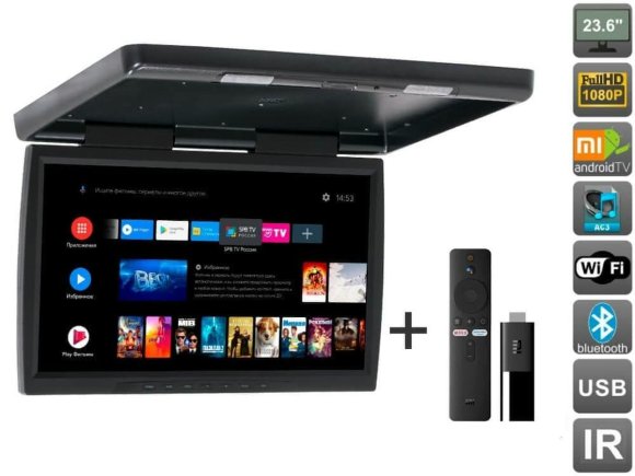 AVEL AVS2230MBL + Xiaomi Mi TV Stick + AV1252DC