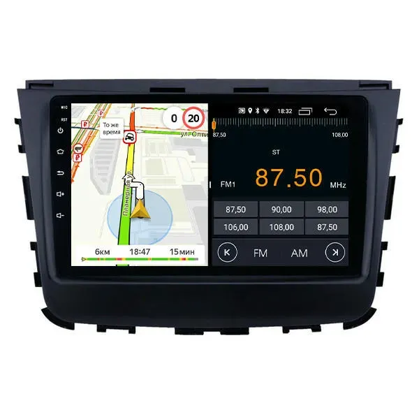 Магнитола для Ssang Yong Rexton 2018 Parafar на Андроид 14.0 PF356THD