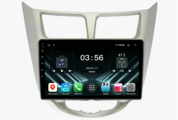 FarCar для Hyundai Solaris на Android (DX067M)
