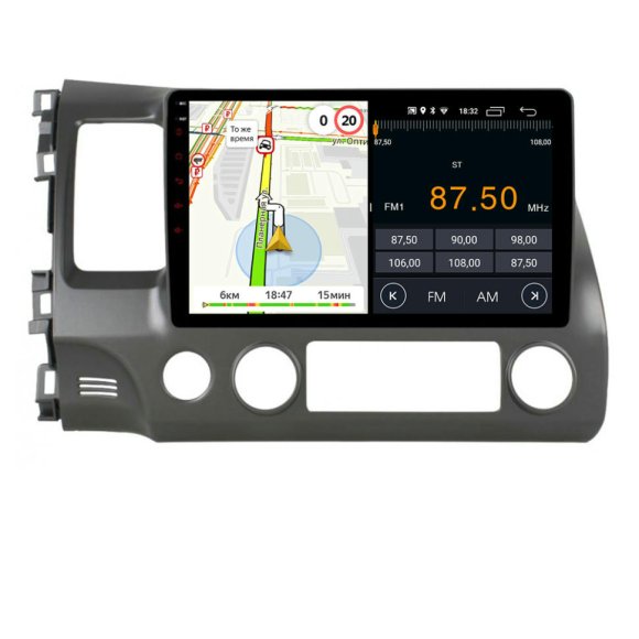 Магнитола для Honda Civic 2006-2011 Parafar на Андроид 13.0 PF044RNF