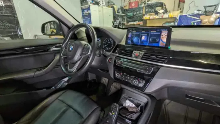 Магнитола для BMW X1 / X2 серия кузов F48 / F39 2018+ EVO для авто без тачскрина Parafar (cо встроенным модулем для подключения камер 360) на Андроид 13.0 PF5509T2IXU360