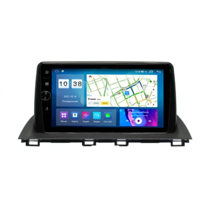 Магнитола для Mazda 3, Axela 2014-2017 матовая черная Parafar на Андроид 13.0 PF884FHDAV