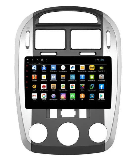 Магнитола для Kia Cerato 1 2004-2008 Parafar (cо встроенным модулем для подключения камер 360) на Андроид 13 PF278XHD360