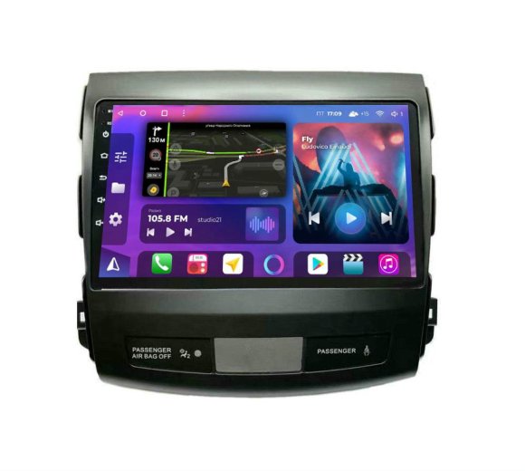 FarCar s400 для Mitsubishi Outlander XL,Citroen C-Crosser, Peugeot 4007 на Android (TM056M)