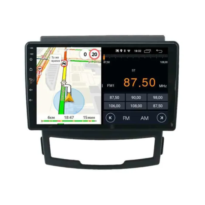 Магнитола для Ssang Yong Actyon 2011-2012 Parafar на Андроид 14.0 PF159LUX1KHD