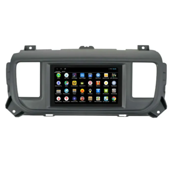 Магнитола для Peugeot Expert 2016+/Traveller 2016+ и Citroen Dispatch 2016+/Jumpy 2016+/Spacetourer 2016+/Opel Vivaro 2020 Parafar на Андроид 10.0 PF555Lite7