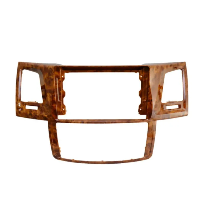 Магнитола для Toyota Hilux/Fortuner 2005-2008 авто с кондиционером цвет Дерево Parafar на Андроид 10.0 PF066ACWLite