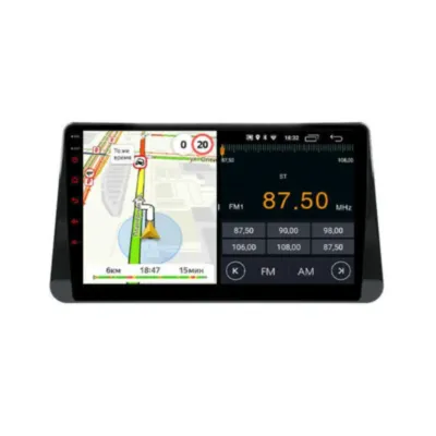 Магнитола для Nissan Juke 2017+ черная глянцевая Parafar на Андроид 13.0 PF790T2RNP