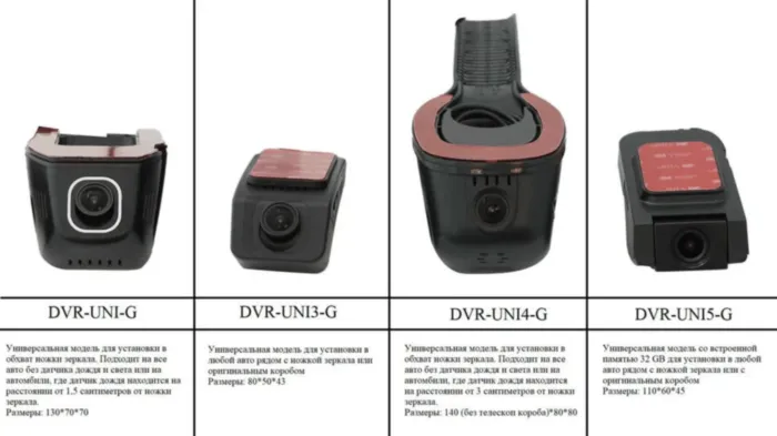 RedPower DVR-UNI-G DUAL в обхват ножки зеркала