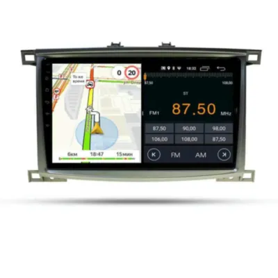 Магнитола для Toyota LC100 2002-2007 Parafar на Андроид 10.0 PF450LUX1TRG