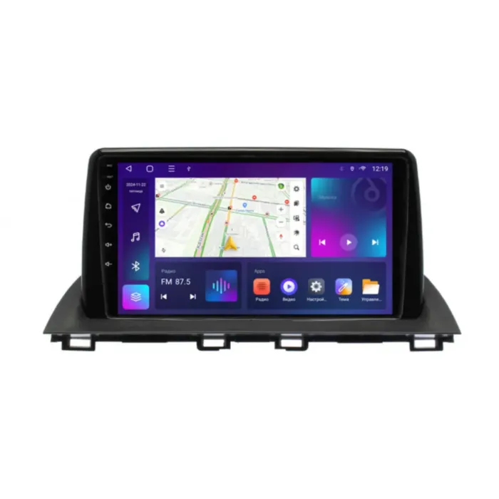 Магнитола для Mazda 3, Axela 2014-2017 матовая черная Parafar на Андроид 13.0 PF884RNF