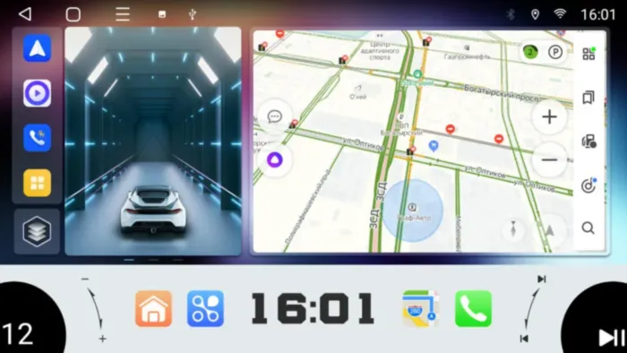 Магнитола для Toyota Auris 2006-2012 Parafar на Андроид 10.0 PF690rnfAIR