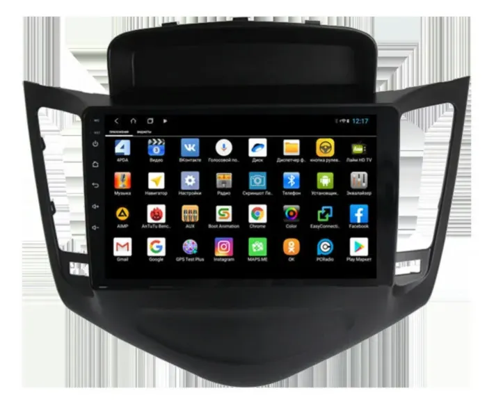 Магнитола для Chevrolet Cruze 2009-2012 Parafar (cо встроенным модулем для подключения камер 360) на Андроид 13 PF045XHD360