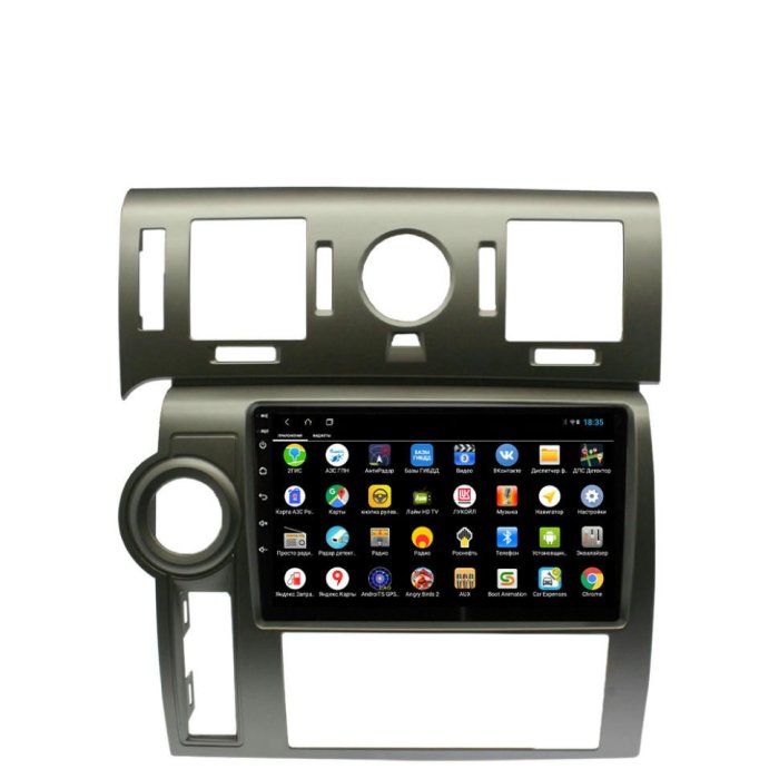 Магнитола для Hummer H2 2008-2013 Parafar (cо встроенным модулем для подключения камер 360) на Андроид 13 PF040LUX2XHD360