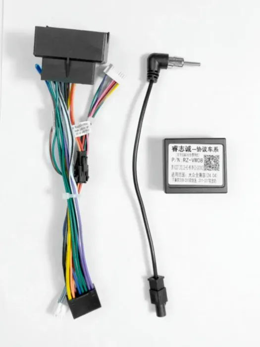 Магнитола для Skoda Octavia A5 2004-2013 (вставки климата глянцевые) Parafar (cо встроенным модулем для подключения камер 360) на Андроид 13.0 PF005T2LUX113u2kAIR360