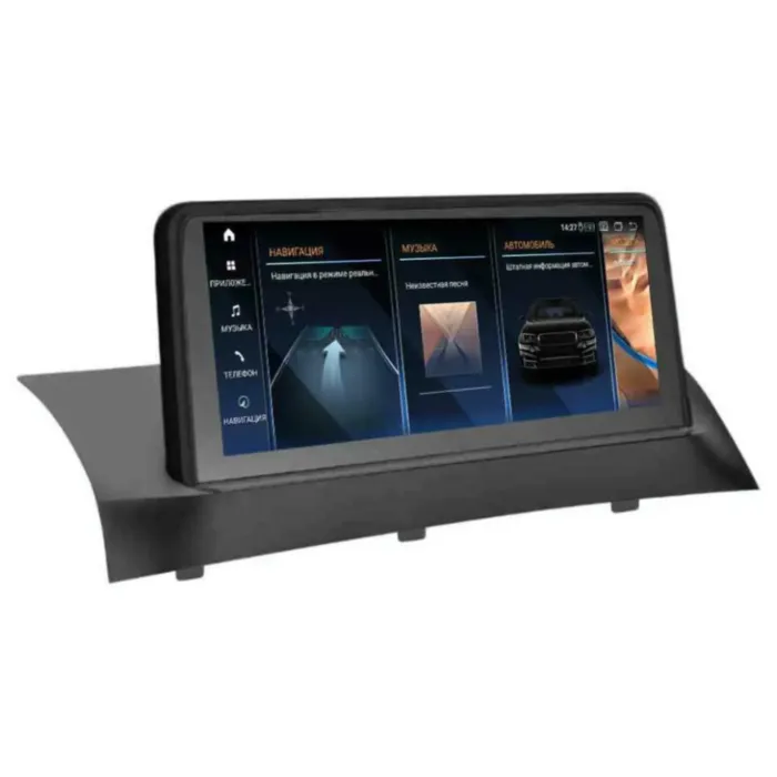 Магнитола для BMW X3 / X4 серия кузов F25 / F26 2011-2013 With iDrive Joystick Parafar (cо встроенным модулем для подключения камер 360) на Андроид 13.0 PF5243T2IXU360