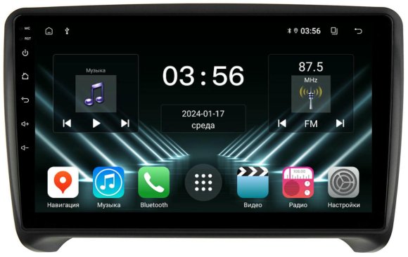 FarCar для Audi TT 2 8J на Android (DX3340M)