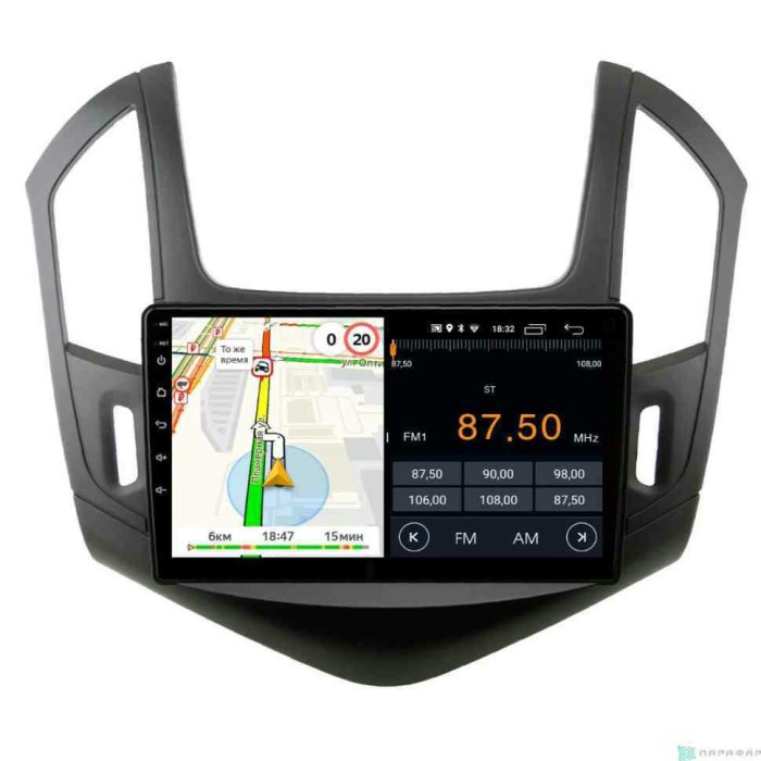 Магнитола с IPS матрицей с для Chevrolet Cruze 2013-2015 Parafar на Андроид 10.0 PF261TRG