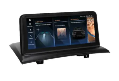 Магнитола для BMW X3 серия кузов E83 2004-2010 original no monitor / offer iDrive Parafar (cо встроенным модулем для подключения камер 360) на Андроид 13.0 PF6283T2IXU360