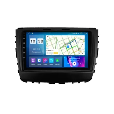 Магнитола для SsangYong Rexton 2017+ черная матовая Parafar на Андроид 13 PF356T2LUX1XHD