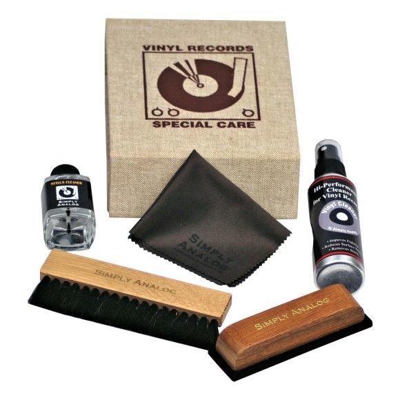 Simply Analog Vinyl Record Cleaning Box Set