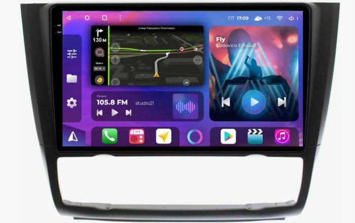 FarCar s400 2K для BMW 1-Series E81, E82, E87, E88 на Android (XXL112M климат)