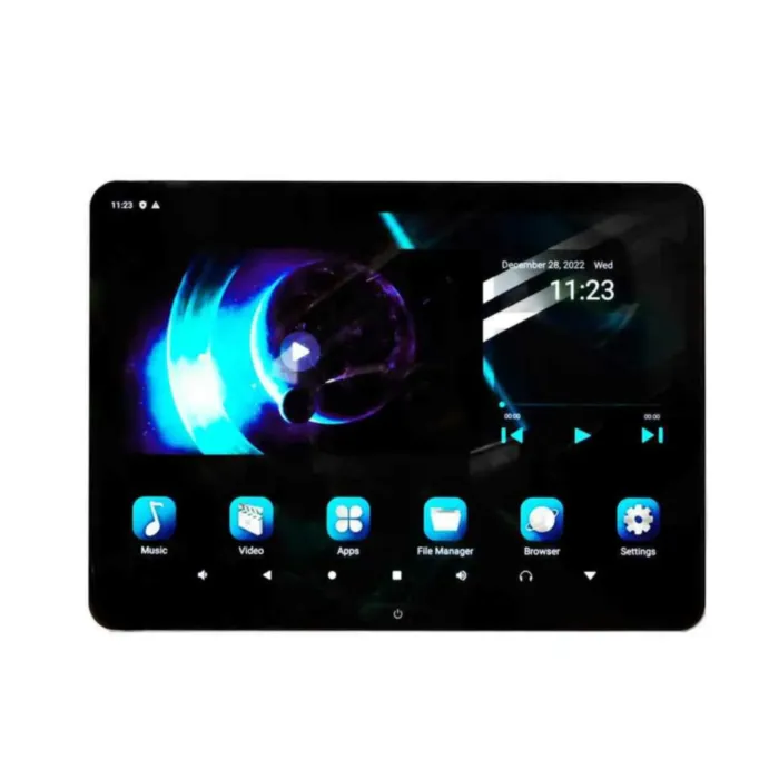 Монитор на подголовник 14" Parafar IPS разрешение 2160*1440 4G 4+64Гб с подсветкой окружения на Android 11.0 PFTech141N