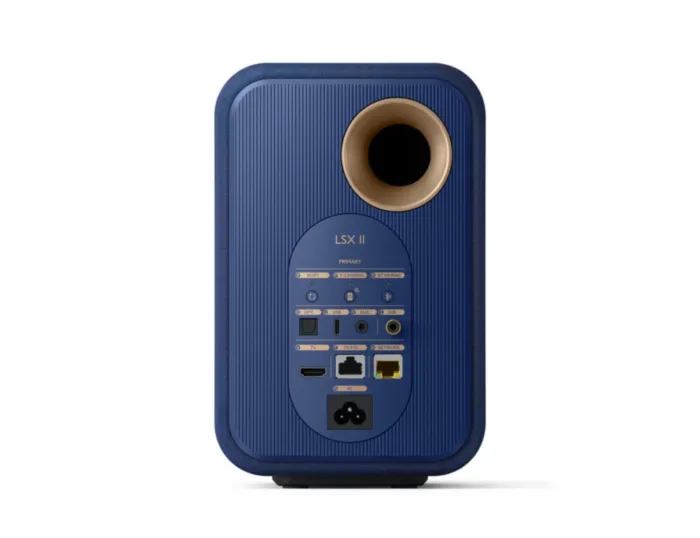 KEF LSX II COBALT BLUE + KEF S1 Floor Stand Blue