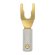 Wireworld Uni-Term Gold Spades Set of 8