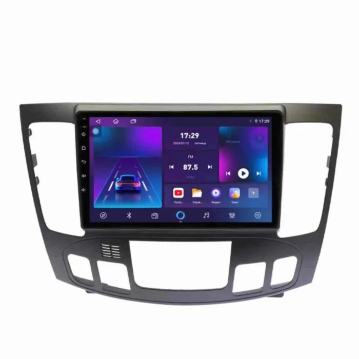 Магнитола для Hyundai Sonata NF 2008-2010 климат-контроль Parafar на Андроид 10.0 PF563LUX1TRG