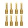 Wireworld Uni-Term Gold Bananas Set of 8