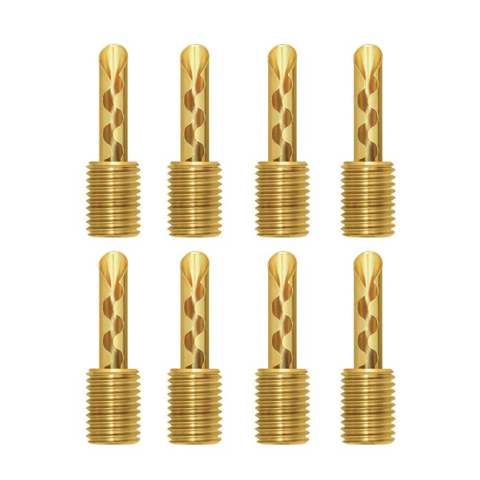 Wireworld Uni-Term Gold Bananas Set of 8