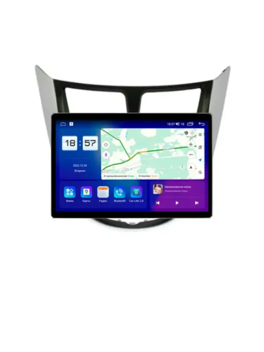 Магнитола для Hyundai Solaris 2010-2016 Parafar (cо встроенным модулем для подключения камер 360) на Андроид 13.0 PF067T211u2kAIR360