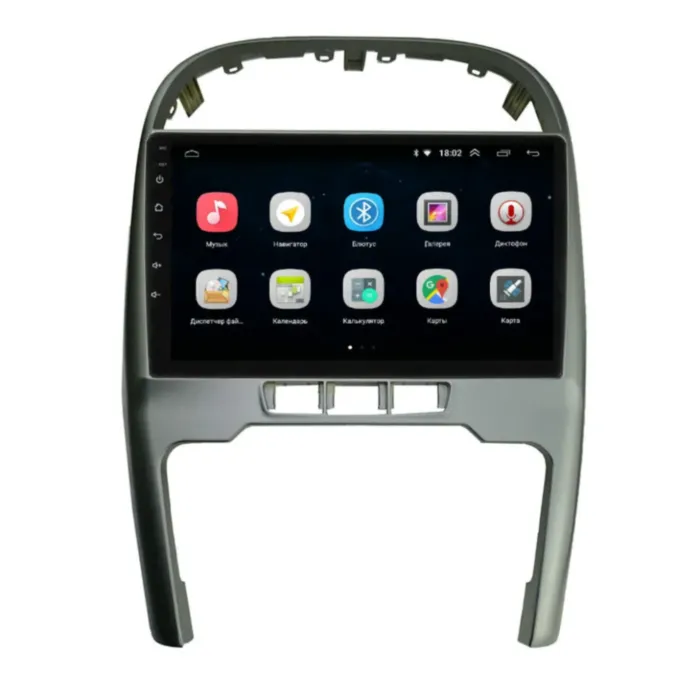 Магнитола для Chery Tiggo 3 2014-2016 цвет Серебро Parafar на Андроид 10.0 PF958Lite