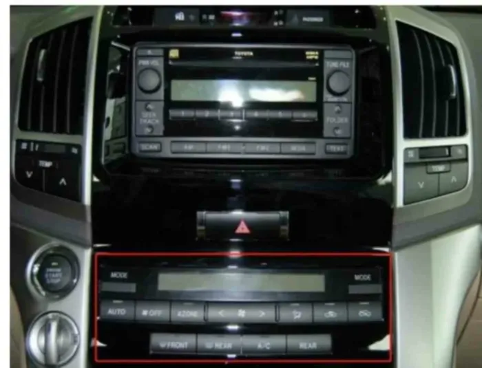 Магнитола для Toyota Land Cruiser 200 2007-2015 Parafar на Андроид 14 PF381THD