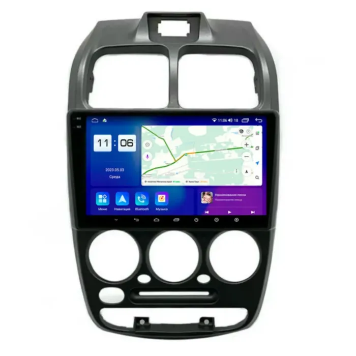 Магнитола для Hyundai Accent 1999-2012 Parafar (cо встроенным модулем для подключения камер 360) на Андроид 13.0 PF179LUX1U2K360