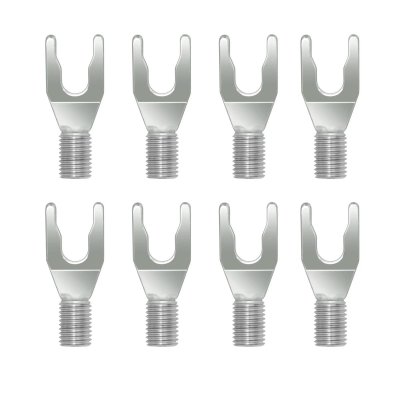Wireworld Uni-Term Silver Spades Set of 8