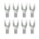 Wireworld Uni-Term Silver Spades Set of 8