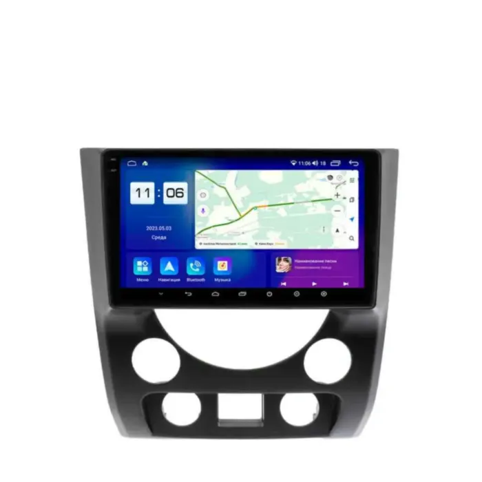 Магнитола для Ssang Yong Rexton 2012-2017 Parafar (cо встроенным модулем для подключения камер 360) на Андроид 13.0 PF353LUX1U2K360