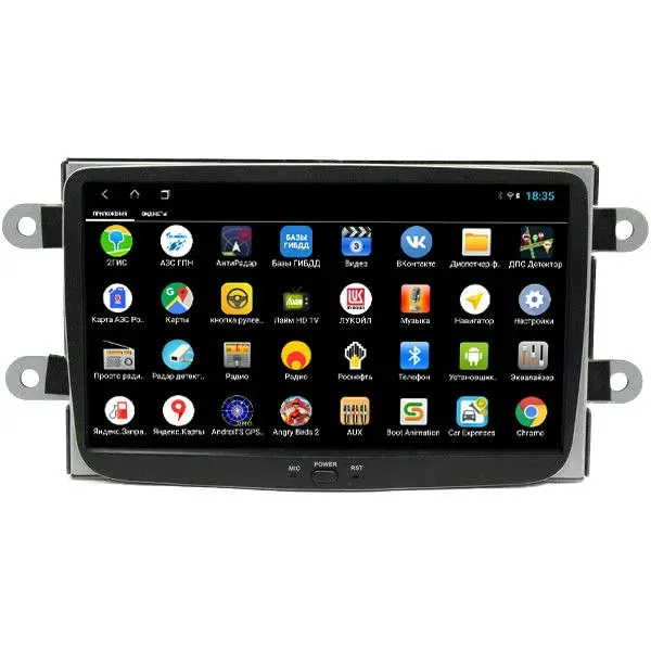 Магнитола для Renault Duster 2010+/Sandero 2013+/Logan 2012+/Kaptur 2016+/Lada X-Ray 2015+ Parafar на Андроид 10.0 PF157XHD