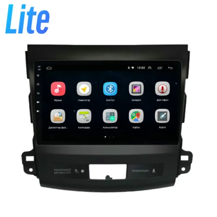 Магнитола для Mitsubishi Outlander XL 2006-2012 Parafar на Андроид 11.0 PF056LUX1Lite