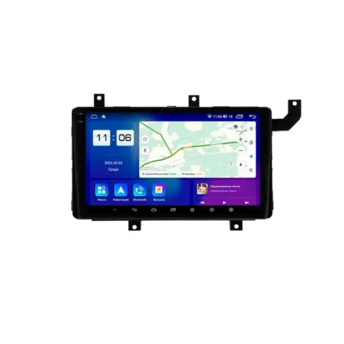 Магнитола для Toyota Tacoma N300 2015-2023 Parafar (cо встроенным модулем для подключения камер 360) на Андроид 13.0 PF474LUX1U2K360