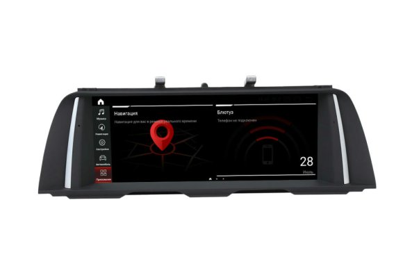 Магнитола для BMW 5 серия кузов F10 2013-2016 NBT OEM с IPS матрицей 10.25" 1920*720 Parafar на Андроид 13.0 PF5218a128/128