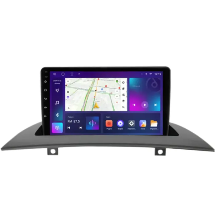 Магнитола для BMW X3 2006-2010 матовая черная Parafar на Андроид 13.0 PF885LUX1RNF