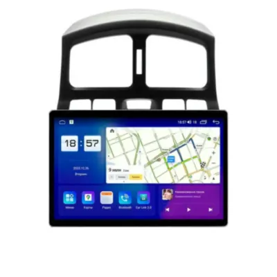 Магнитола для Hyundai Santa Fe 2000-2006 Parafar (cо встроенным модулем для подключения камер 360) на Андроид 13.0 PF46111u2kAIR360
