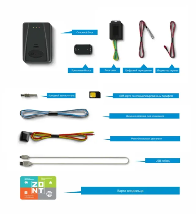 ZONT ZTC-710-Slave 2CAN-LIN GSM/GPS/ГЛОНАСС