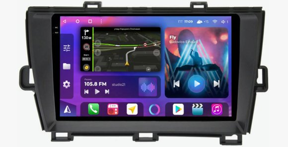 FarCar s400 2K для Toyota Prius на Android (BX3025M)